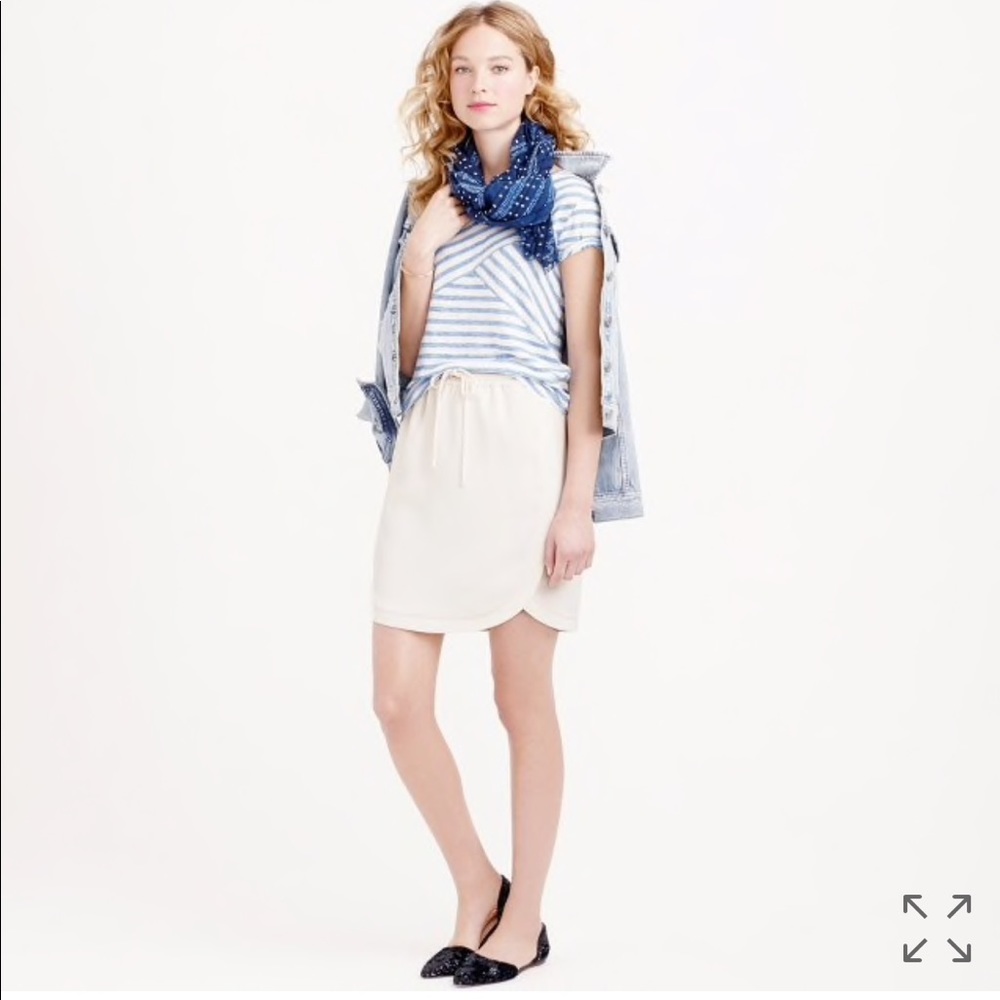 Jcrew navy skirt LIKE NEW